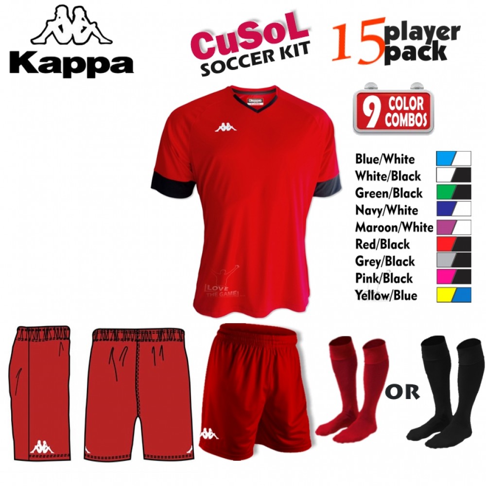 Kappa Soccer Kits on Sale including Free Delivery